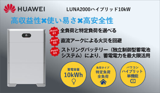 ファーウェイHUAWEI 10Kwh 家庭・住宅用 格安スマート蓄電池システム LUNA2000